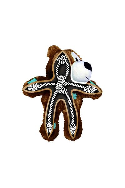 Kong Bear Plush Dog Toy - Medium 19 Cm Pack Of 3
