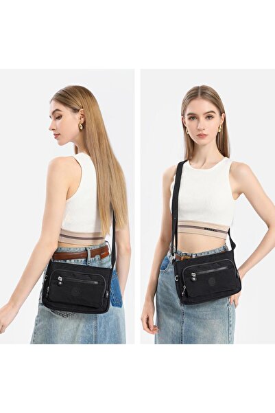 SMART BAGS Crinkle Fabric Women's Messenger Bag Smart Bags 3270