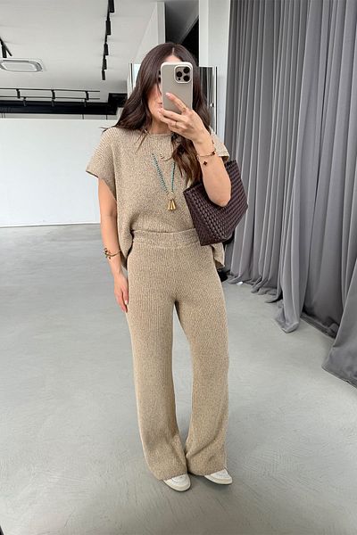 TB Butik Knitwear - Blouse Trousers Set (Standard)
