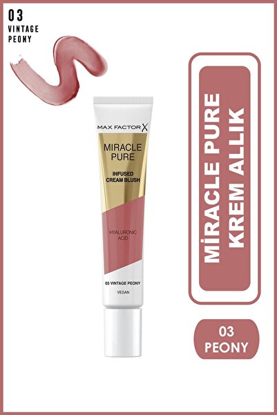 Max Factor Miracle Pure Krem Allık 03 Peony