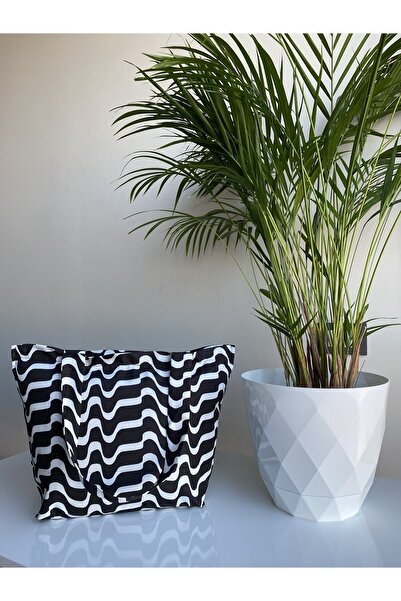 MASSMİZO Γυναικεία τσάντα παραλίας με σχέδια Vera