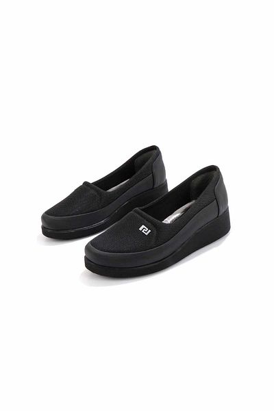 Bambi Black Mesh Women's Casual Shoes K01403002222