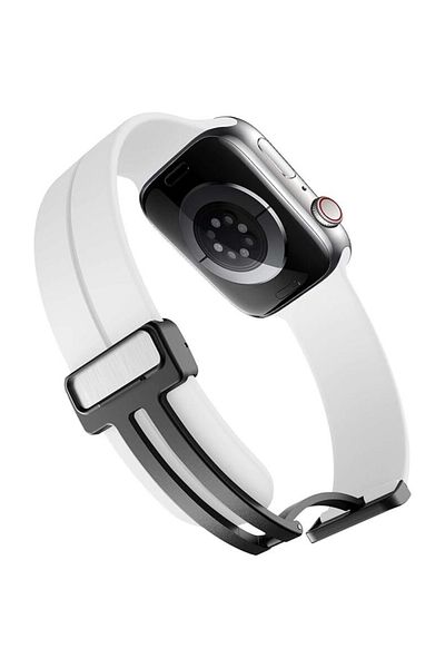 Generic Magnetic Sport Silicone Band for Smart Watch Ultra 49mm/45mm/44mm/42mm Watch Strap Series 9/8/7/6/5/
