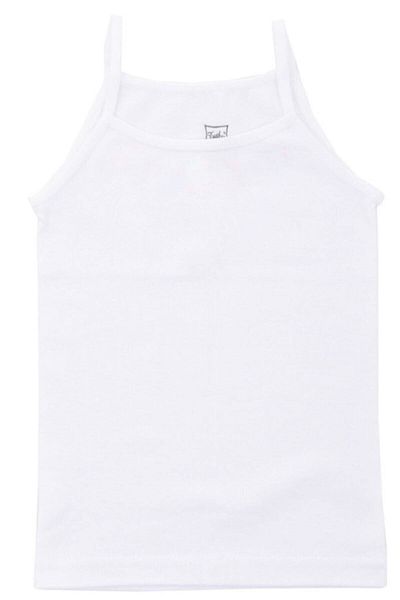 Pardon Girl's Rope Strap Plain Tank Top 6 Pieces Cotton