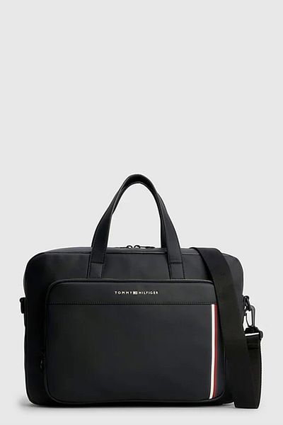 Tommy Hilfiger Tommy Hilfiger Pique Pu Slim Computer Bag AM0AM11314