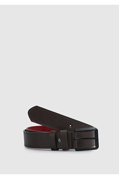 Provoq Ανδρική ζώνη Provoq 209 Brown - Καφέ Χρώμα