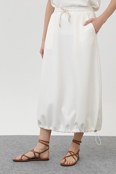 Soul Жіноча спідниця з гумовою підкладкою - 32159ETK - Екрю