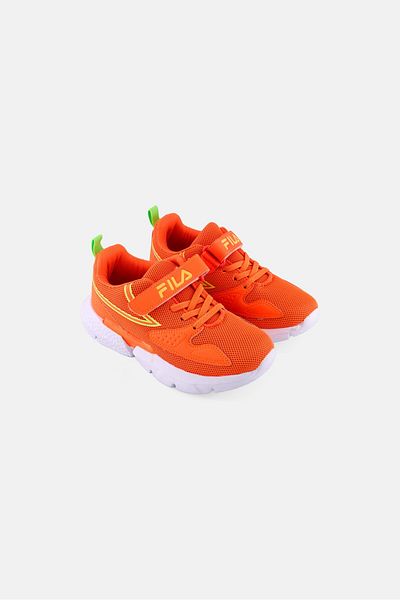 FILA Kids Boy PS Berlin Velcro Outdoor Shoes, Orange