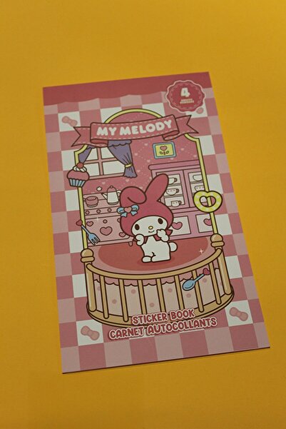 Miniso Sanrio Lisanslı Büyük Sticker Defteri Seti