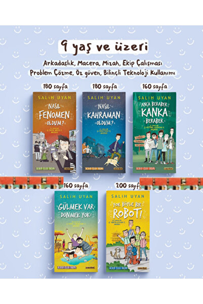 Carpe Diem Kitapları 9+ Yaş-Salih Uyan- Acayip İşler Takımı serisi(5kitap)