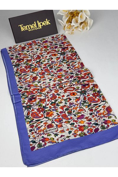 Siyane Patterned Cotton Fabric Shawl 75X190 cm