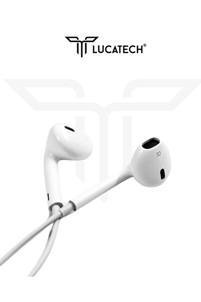 Lucatech iPhone 15 Pro / 15 Pro Max / 16 Pro / 16 Pro Max uyumlu Type-C Kablolu Kulak İçi Kulaklık