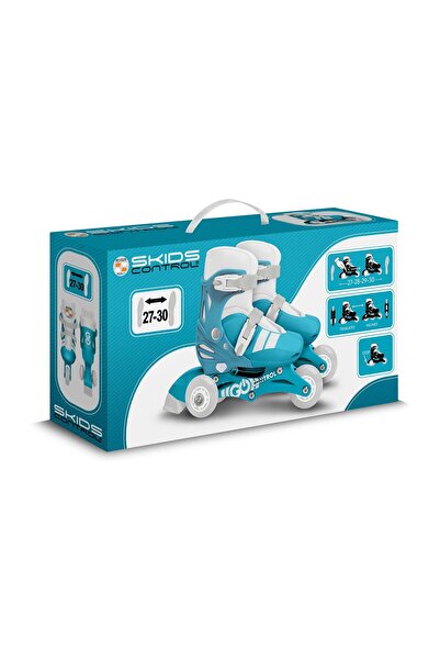 Homio Role reglabile 2 in 1 pentru copii, Homio, albastru, marimea 30-33, Skids Control