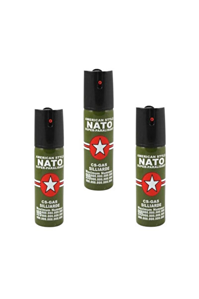 Depox Sada 3 paralyzérů NATO Defence, 90 ml, tryskový pohon, zelený