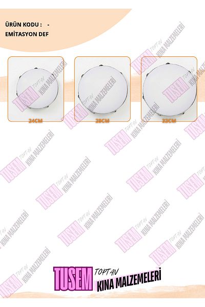 tusem toptan kına malzemeleri Emulation Def, Bridal Tambourine 30 Cm, Wedding Henna Bridesmaid Bride Bell Def, Empty Def (Talba - Erbane)
