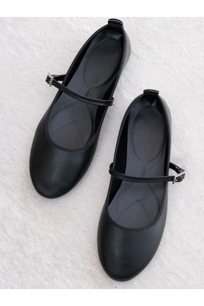 Munshoes Jane Banded Women's Ballerinas