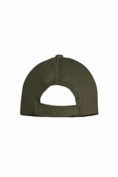 Eke Tekstil Unisex Haki Renk Beyaz Logo Beyzbol Ny New York Şapka