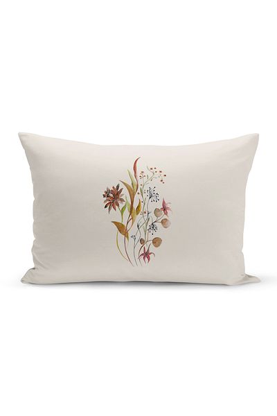 Bertille Home Flower Spring Series Κάλυμμα μαξιλαριού με ψηφιακή εκτύπωση διπλής όψης (Άνοιξη)