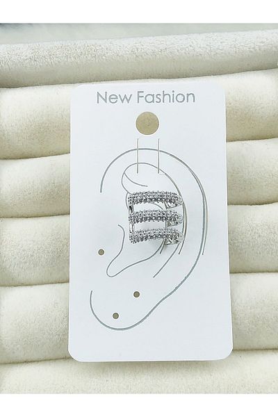 DS DİAMONDSHOP Zıtkon Stone Cartilage Earrings (Bykkp- 202505678 )