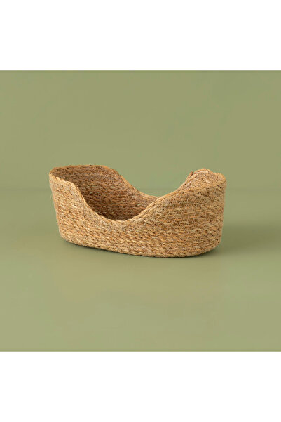 Bella Maison Berry Hasır Oval Sepet Naturel (27x16 cm)