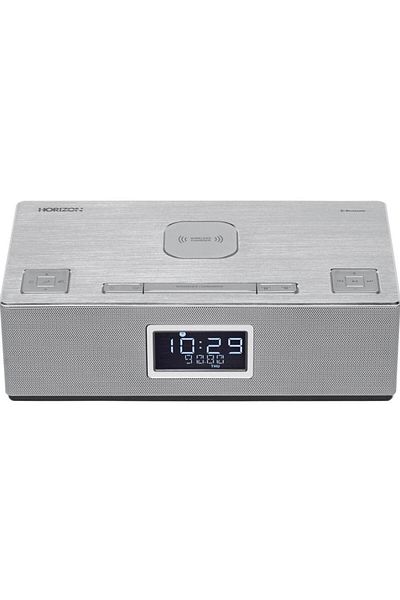 Horizon Horizon HAV-P4200 Clock Radio, 10 W, Bluetooth, USB, AUX, FM Radio (Silver)