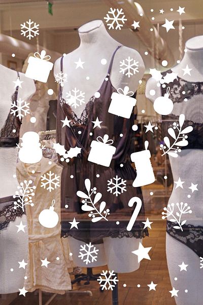 New Jargon Snowman Balloons Crown Patterns Snowflake And Christmas Tree Window Decorations 70x70cm