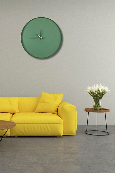 MOOCLOCK Ceas de perete cu mecanism silențios decorativ boem Mundo Model (40*40cm)