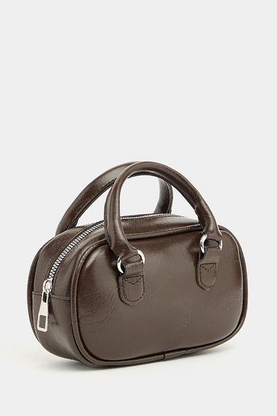 Madamra Brown Women's Mini Cross Strap Retro Bag