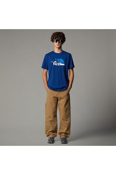 THE NORTH FACE Мъжка синя тениска Mountain Line
