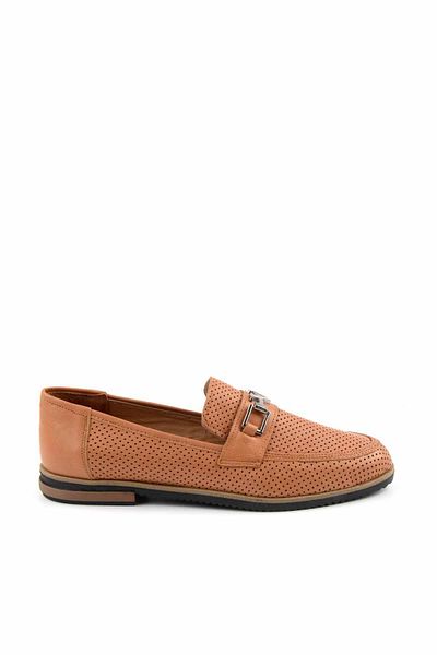 Bambi Tan γνήσιο δέρμα Γυναικεία Loafer Παπούτσια Κ 01586213603