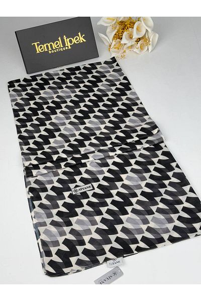 Siyane Σάλι από βαμβακερό ύφασμα με σχέδιο 75x190 cm