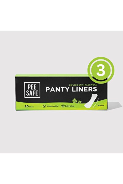 Pee Safe فوط صحية يومية من PeeSafe مع الصبار، تصميم منحني لمزيد من الراحة، - ...