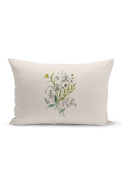 Bertille Home Flower Spring Series Κάλυμμα μαξιλαριού με ψηφιακή εκτύπωση διπλής όψης (Άνοιξη)