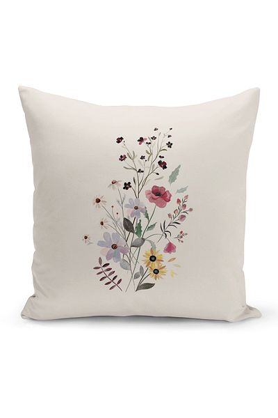 Bertille Home Flower Spring Series Κάλυμμα μαξιλαριού με ψηφιακή εκτύπωση διπλής όψης (Άνοιξη)