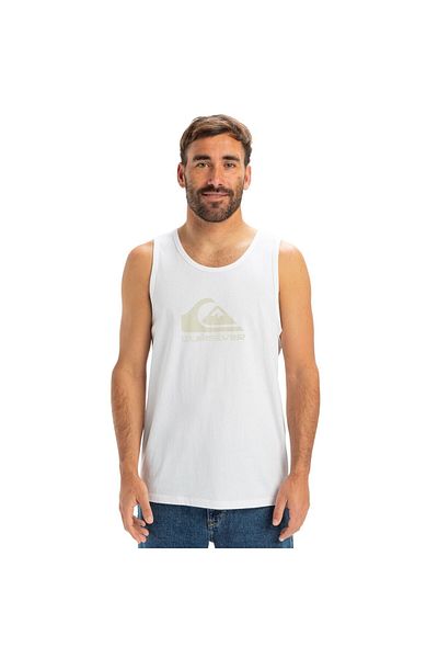 Quiksilver قميص بدون أكمام بشعار Ev Comp للرجال Eqyzt08041