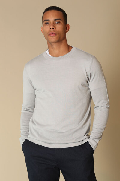 Lufian Dion Men's Sweater Stone