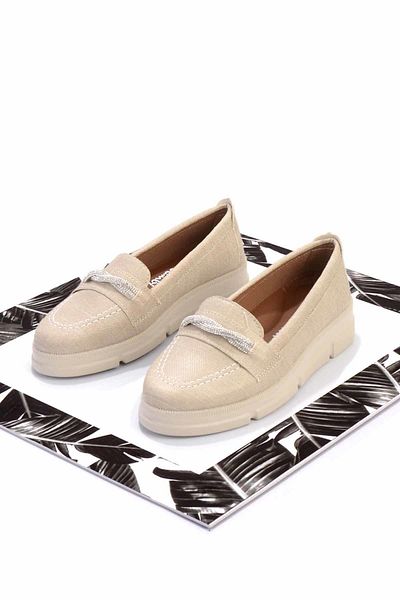 Bambi Γυναικεία Loafer Παπούτσια Mink K 01621060509
