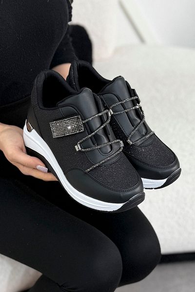 Mamito Ayakkabı MDL 919 Pantofi sport cu talpă înaltă cu șireturi