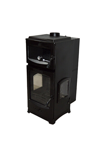 flamestove FS-214 LOD LÜX DİK PELET 3 CAMLI KUZİNELİ