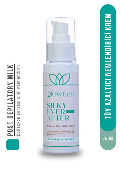GLOWTİCA COSMETİCS Tüy Ve Nemlendirici Süt Isırgan Otu & Hyaluronik Asit 75 ml