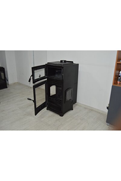 flamestove FS-214 LOD LÜX DİK PELET 3 CAMLI KUZİNELİ