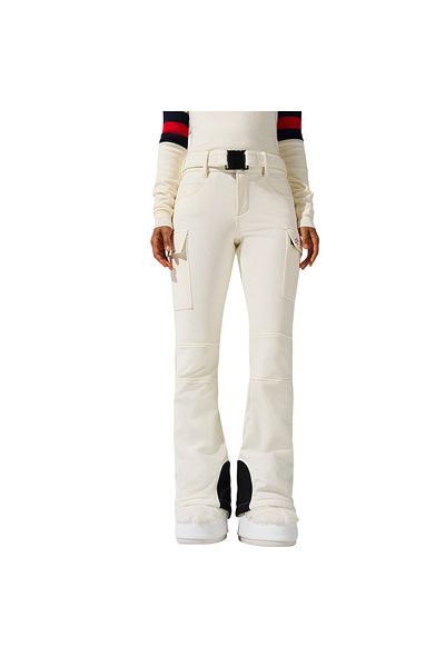 Perfect Moment Mid Rise Cargo Ski Pant - Women's Ski Pants White