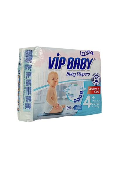 Bebiko Vip Baby Scutece copii Maxi Plus 9-20 kg (30 buc)