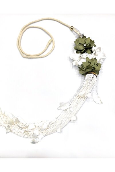 TB HOME Çiçekli Perde Sarkıtı çiçekli püsküllü (1 ADET)