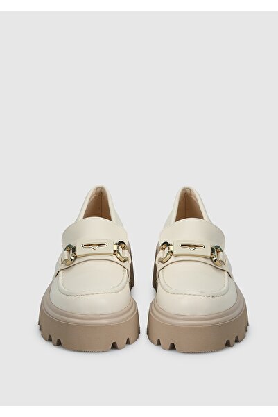 Provoq Ekru Kadın Ayakkabı