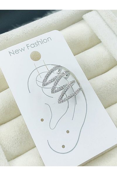 DS DİAMONDSHOP Zircon Stone Stud Earrings Bykkp- 202505676