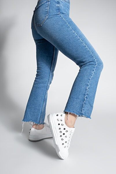 Marjin Dámské tenisky - Trock šněrovací sportovní obuv bílá