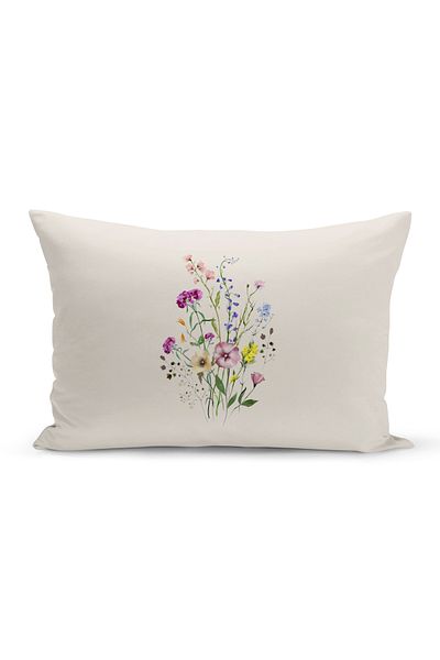 Bertille Home Flower Spring Series Κάλυμμα μαξιλαριού με ψηφιακή εκτύπωση διπλής όψης (Άνοιξη)