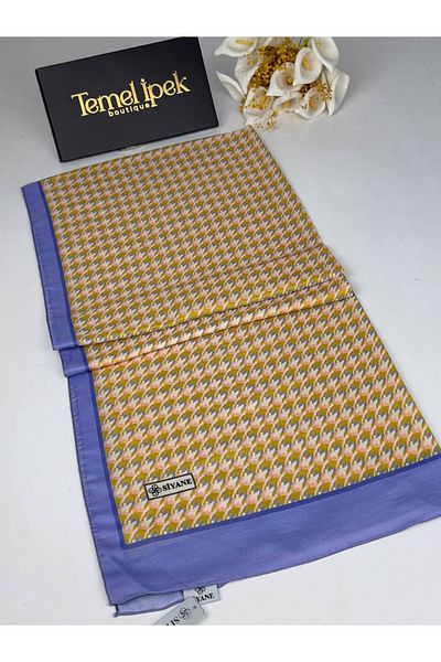 Siyane Patterned Cotton Fabric Shawl 75X190 cm
