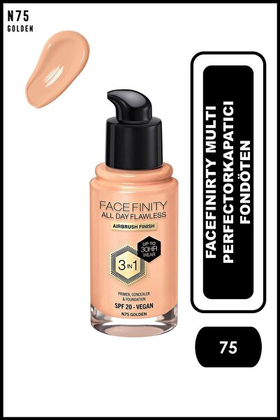 Max Factor FACEFINITY 3IN1 FDT NO:75 GOLDEN
